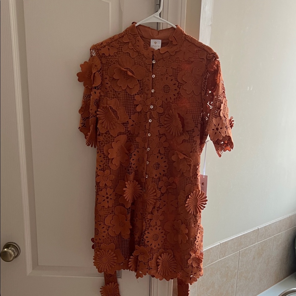 J Marie Floral Lace Romper